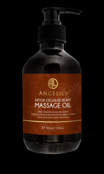 Angelily –  排毒通淋巴身體按摩油 Detox Cellulite Body Massage Oil (e 300ml)